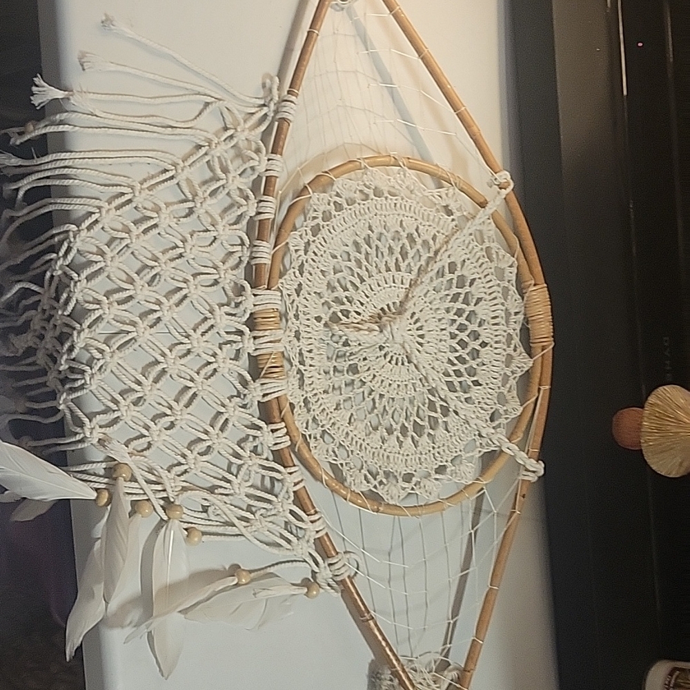 Bohemian Dreamcatcher with Feathers
